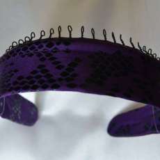 Purple/Black Scale Look