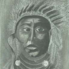 Crow Indian Charcoal original