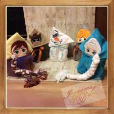 Hooded towels for the bath or the tub. $30.00 each.  Personalized with name $35.00.