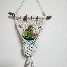 Macrame Wall Hanger Beige