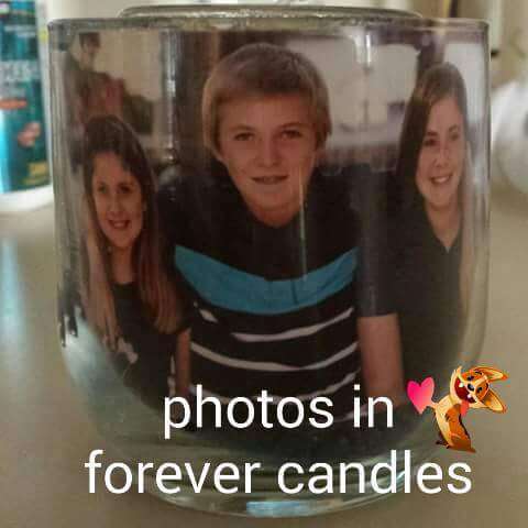 Custom Gel Forever Candle With a Photo