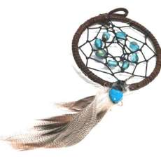 Dream Catcher With Natural Gemstone Beads