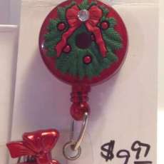 Wreath Badge Reel