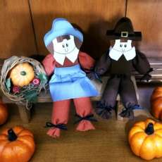 Thanksgiving Pilgrim Dolls