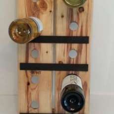 Wall Mounted Liquor Bottle Holder
