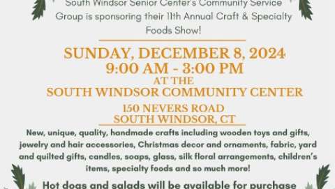 South Windsor Winter Craft and Specialty Food Fair