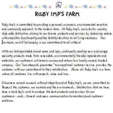 Ruby Imp's Farm