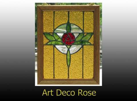 Art deco rose