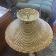 Beautiful Vintage Bamboo Hanging Lamp