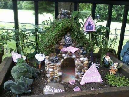 My first fairy garden at home