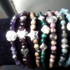 Gemstone bracelets