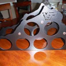 VA Metal Art Wine Rack