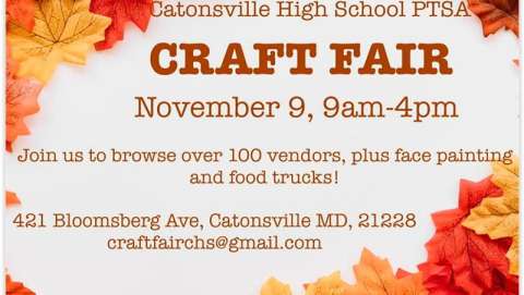 Catonsville High School Craft Fair