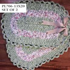 Fabric Crocheted Place Mats