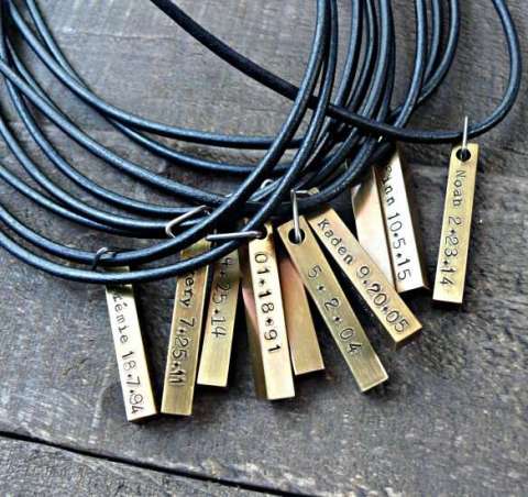 Mens Personalized Bars