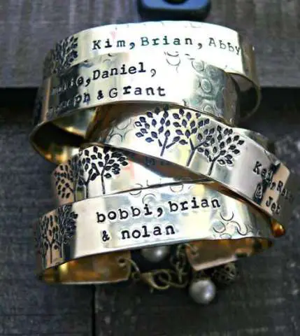 Hand Stamped Cuffs