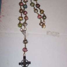 Dark Brown Mix Color Rosary Beads for Man