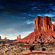 Monument Valley Coyotes Hunting-36x24