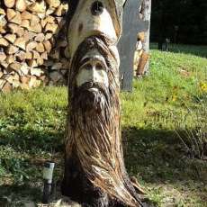 Tree Spirit Onsite Stump Carving