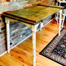 Antique Barn Door Turned Fabulous Table