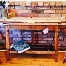 Vintage Small Door Turned Sofa Table