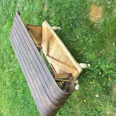 Vintage Small Door Turned Sofa Table