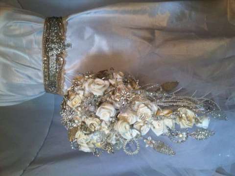 Matching bouquet and sash