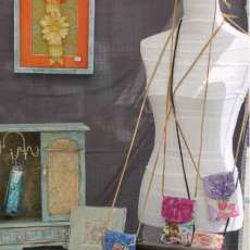Small Handmade and Vintage Fabric Purses