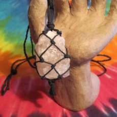 Himalayan Salt Hemp Wrapped Necklace