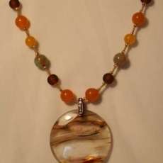 Volcano Cherry Quartz Necklace