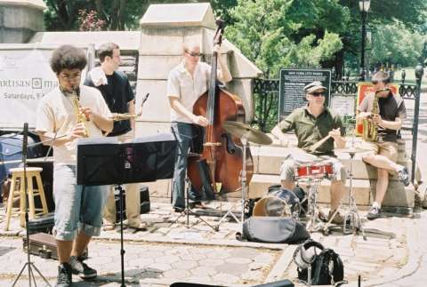 Performing at Ft. Greene Park's Artisan-Market