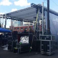 Guitar-B-Que Stage Setup (Back)