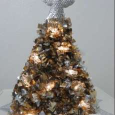 Gold/Silver With Silver Angel Topper