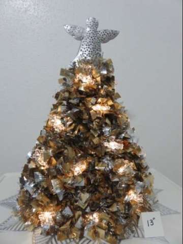 Gold/Silver With Silver Angel Topper
