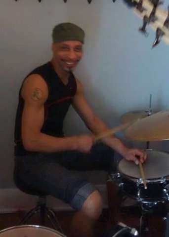 Drummer/Sax/Singer, Davidione During the Living Room Concert Series