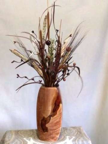 Maple Copper Resin Vase
