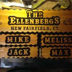 7-1/2X30 Sign With Small Name Signs