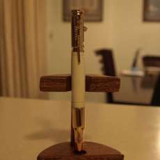 Bolt Action Pen With Antler Body