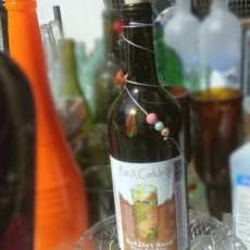 Wine Bottle Bird Feeder