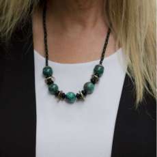 Turquoise and Sterling Silver Necklace
