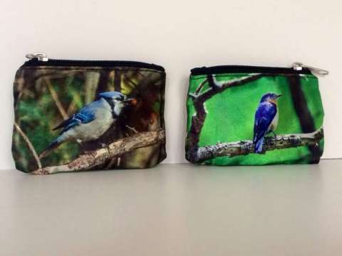 Bluejay/Bluebird Coin Bag