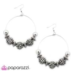 Glitz Earrings, Comes in Black Or Silver