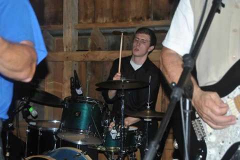 Drummer Rocking Out