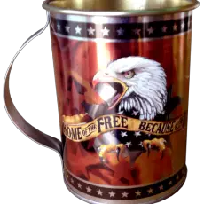 Patriotic Eagle Tin