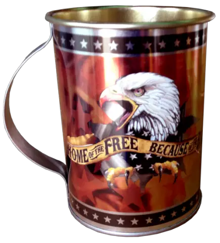 Patriotic Eagle Tin