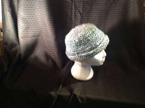 Pill Box Type Hat. Blue. $20.00