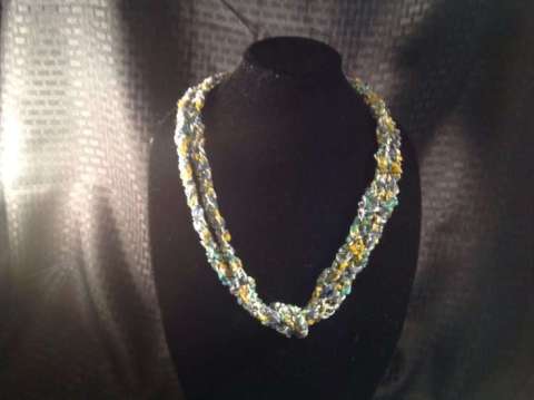 Neck Bling Crocheted. $10.00