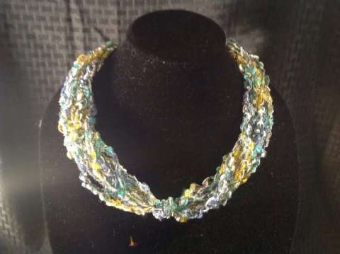 Neck Bling. Crocheted. $10.00