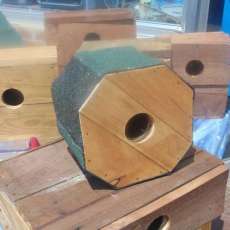 Octogon Bird House