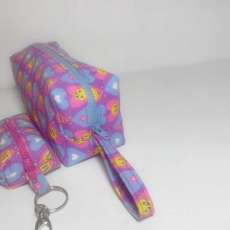 Keychain Duffle Bag and Large Cosmetic Dufflebag